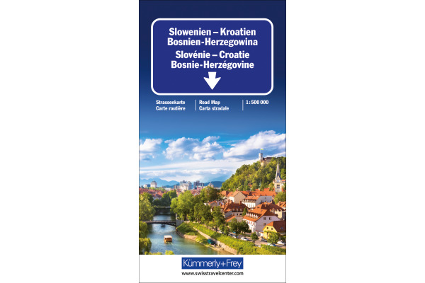 KÜMMERLY Strassenkarte 325901112 Kroatien, Slow. 1:500´000