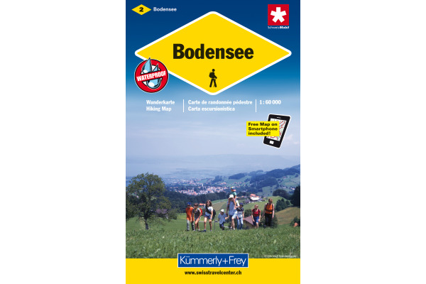 KÜMMERLY Wanderkarte 325902202 Bodensee 1:60´000