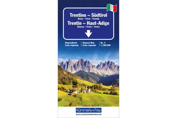 KÜMMERLY Strassenkarte 325904158 Trentino-Südtirol 1:200´000
