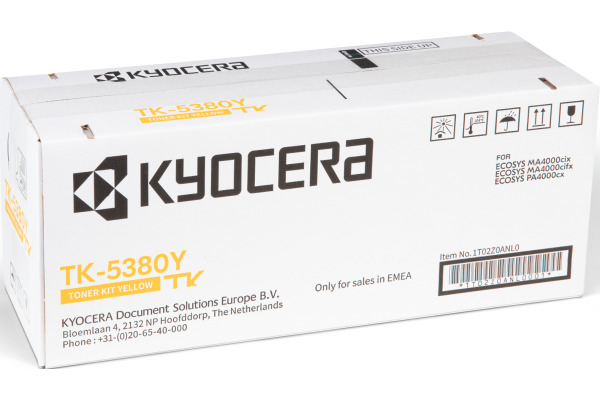 KYOCERA Toner-Modul yellow TK-5380Y Ecosys PA4000cx 10´000 Seiten