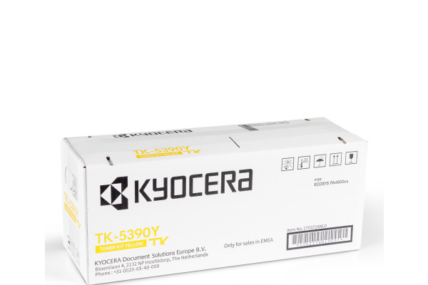 KYOCERA Toner-Modul yellow TK-5390Y Ecosys PA4500cx 13´000 Seiten