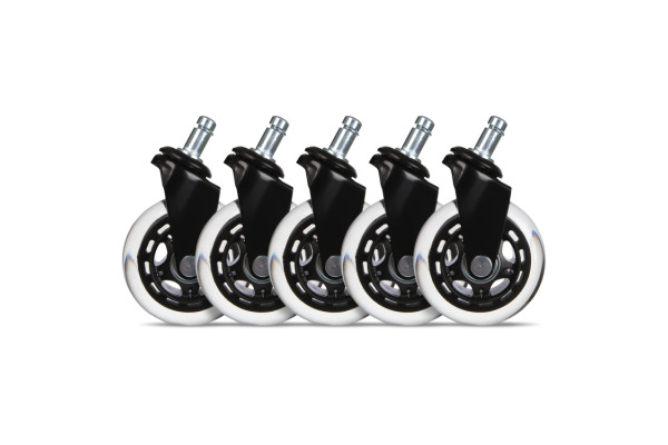 L33T Rubber wheels black, 5-pack 160528 for L33T chairs