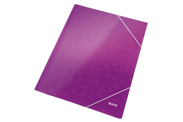 LEITZ Eckspannermappe WOW A4 39820062 violett