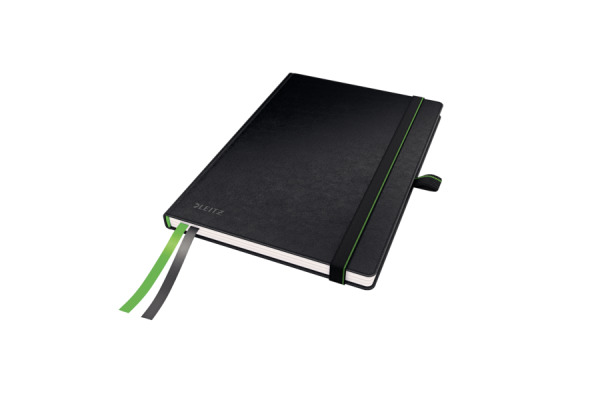 LEITZ Notizbuch Complete A5 44490095 schwarz, blanko, Einband