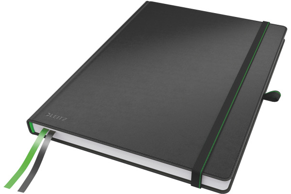 LEITZ Notizbuch Complete A4 44710095 kariert schwarz