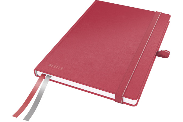 LEITZ Notizbuch Complete A5 44770025 kariert rot