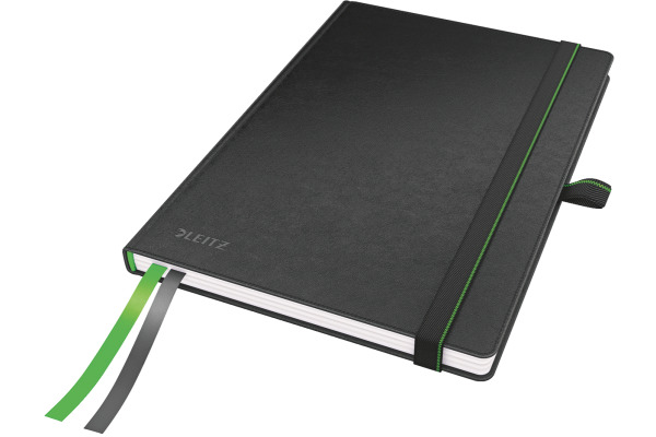 LEITZ Notizbuch Complete A5 44770095 kariert schwarz