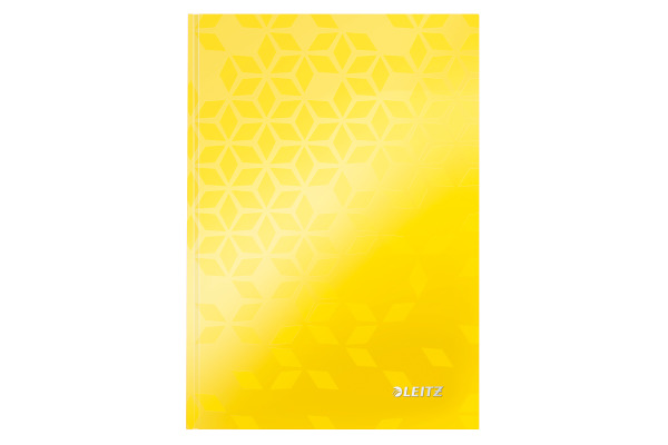 LEITZ Notizbuch WOW A5 46271016 liniert, 90g gelb