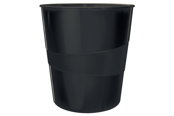 LEITZ Papierkorb Recycle 15Lt 53280095 schwarz, Kunststoff