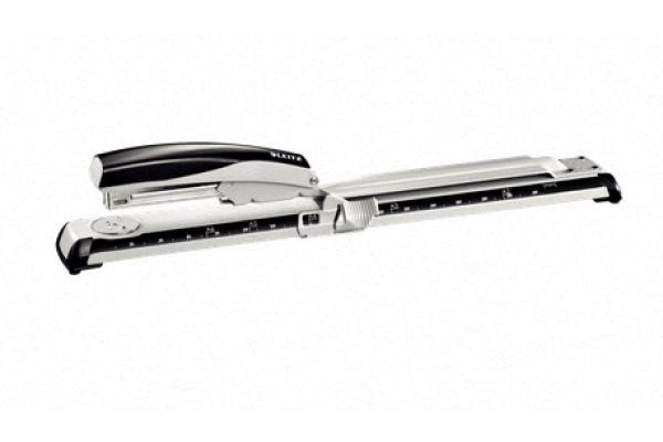LEITZ Heftgert Langarm 4mm 55600095 schwarz weiss, fr 40 Blatt