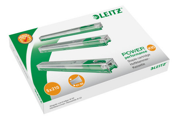 LEITZ Heftklammer-Kassette K10 5.5mm 55930000 grün, Schachtel à 1050 Stück