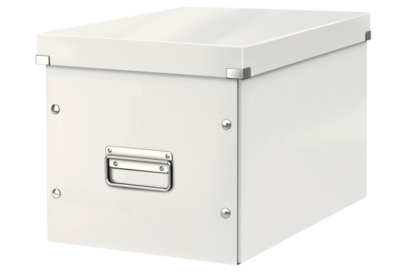 LEITZ Click&Store WOW Cube-Box L 61080001 weiss 32x31x36cm