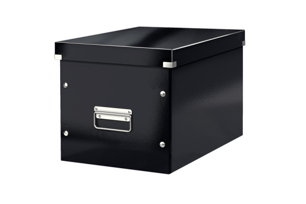 LEITZ Click&Store WOW Cube-Box L 61080095 schwarz 32x31x36cm