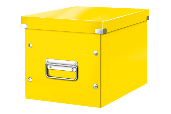 LEITZ Click&Store WOW Cube-Box M 61090016 gelb 26x24x26cm