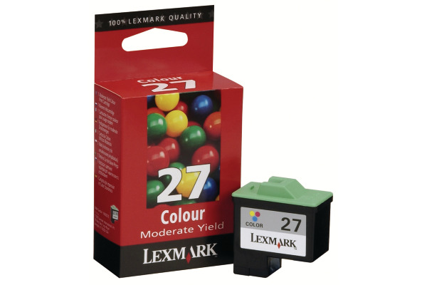 LEXMARK Tintenpatrone 27 HY color 10NX227E Z25/35 160 Seiten