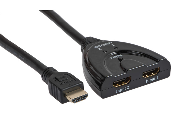 LINK2GO HDMI-Switch cable HD7002BB 2-port
