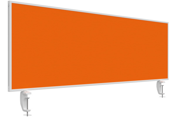 MAGNETOP. Tischtrennwand VarioPin 1116044 orange 1600x500mm