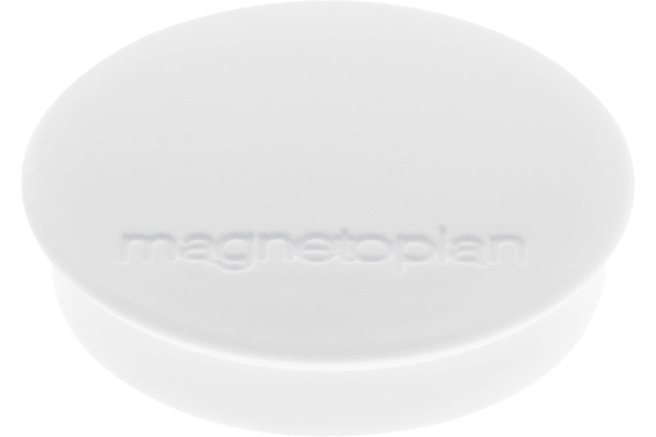 MAGNETOP. Magnet Discofix Standard 30mm 1664200 weiss, ca. 0.7 kg 10 Stk.