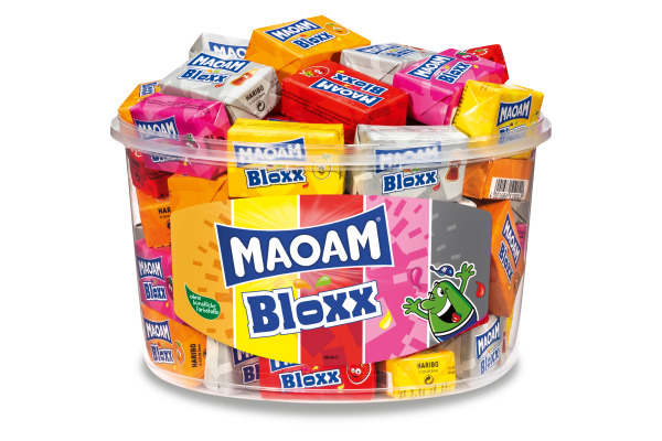 MAOAM Bloxx Frucht Dose 400000966 50 x 22 g, 1.1 Kg