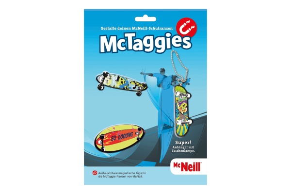 MCNEILL Magneti-Set SKATEBOARD 346080000 3 Stück