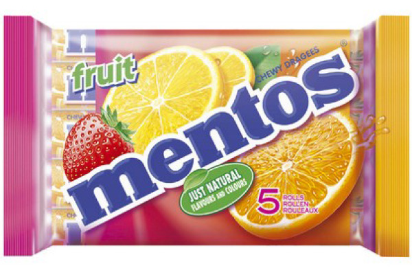 MENTOS Fruit 3448 5x38g