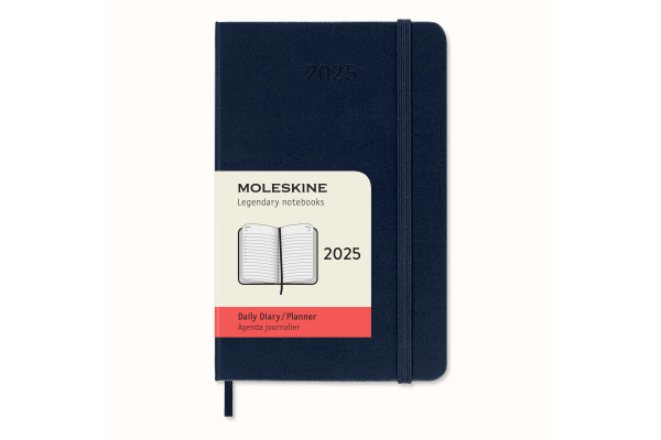MOLESKINE Agenda Classic Pocket 2025 999270186 1T/1S saphir HC 9x14cm