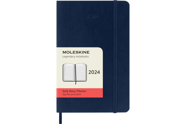 MOLESKINE Agenda Classic Pocket 2024 598856569 1T/1S saphir SC A6