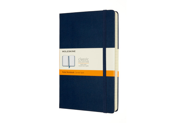 MOLESKINE Notizbuch HC L/A5 606235 liniert,saphir,208 S.
