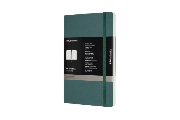 MOLESKINE Notizbuch Pro 21x13cm 620794 waldgrün, 192 Seiten
