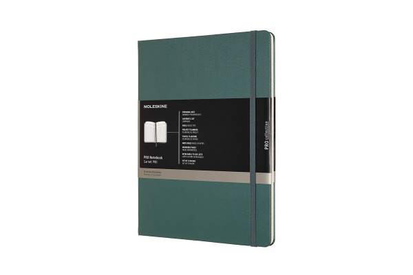 MOLESKINE Notizbuch Pro 25x1,5x19cm 620817 waldgrün, 192 Seiten
