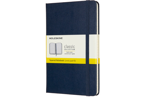 MOLESKINE Notizbuch Medium 18,2x11,8cm 626673 kariert, saphire, 208 Seiten