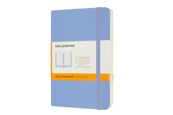 MOLESKINE Notizbuch SC Pocket/A6 850918 liniert,hortensienblau,192 S.