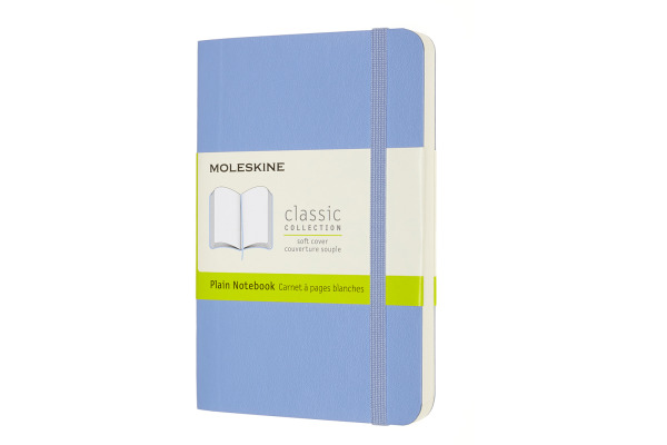 MOLESKINE Notizbuch SC Pocket/A6 850925 blanko,hortensienblau,192 S.