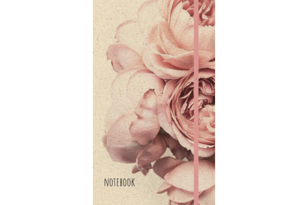 NATURVERL Notizbuch Hardcover 13x21cm 10901N Roses, blanko