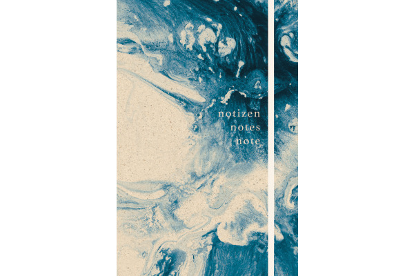 NATURVERL Notizbuch Hardcover 13x21cm 10908N Blue Sand, blanko