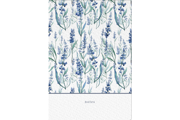 NATURVERL Notizbuch Crushpaper A5 11002N Lavendel Muster, dotted