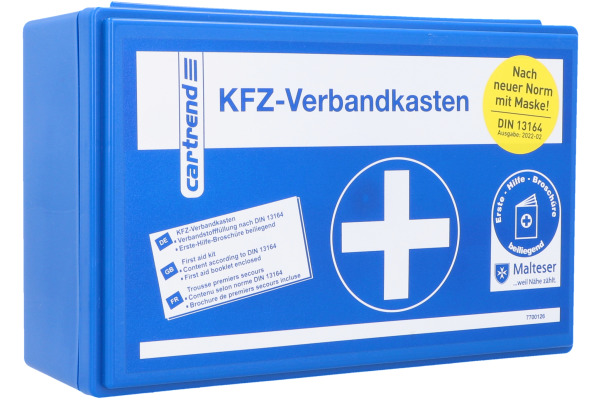 NEUTRAL Verbandkasten Unitec 7700126 blau, DIN 13164-B