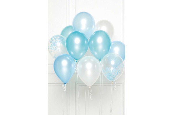 NEUTRAL DIY Ballon Bouquet 9907428 blau