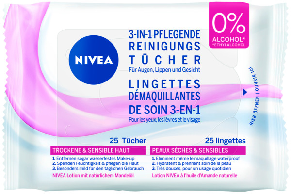 NIVEA Visage Reinigungstücher 6743 25 Stück