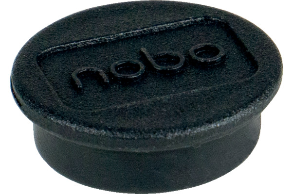 NOBO Magnet rund 24mm 1915291 schwarz 10 Stück