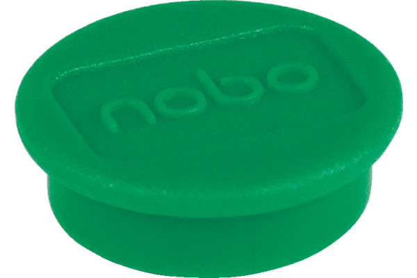 NOBO Magnet rund 24mm 1915296 grün 10 Stück