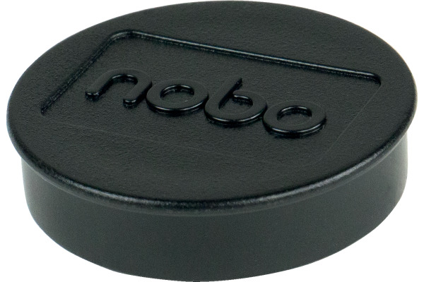 NOBO Magnet rund 38mm 1915305 schwarz 10 Stück