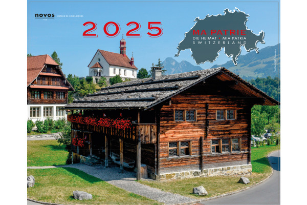 NOVOS Tischkalender Die Heimat 2025 507005 1M/1S ML 19.2x22.5cm