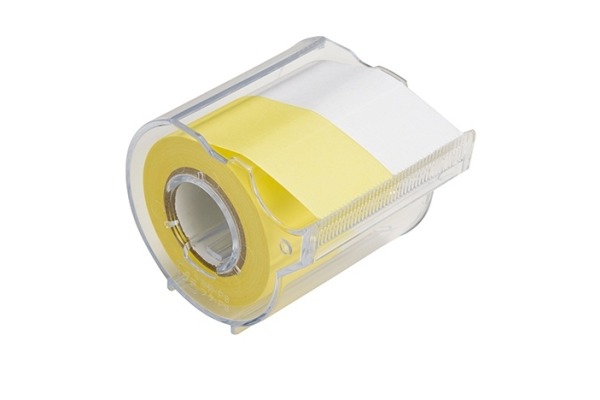 NT Memoc Roll Tape R25CHWY white/yellow 25mmx10m