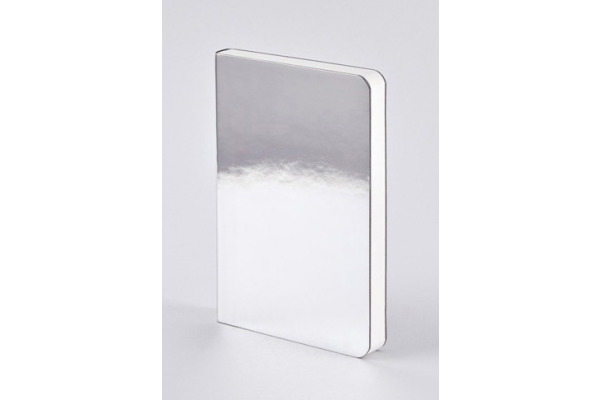 NUUNA Notizbuch Shiny Starlet A6 53962 Silver,Punkte,176 S.