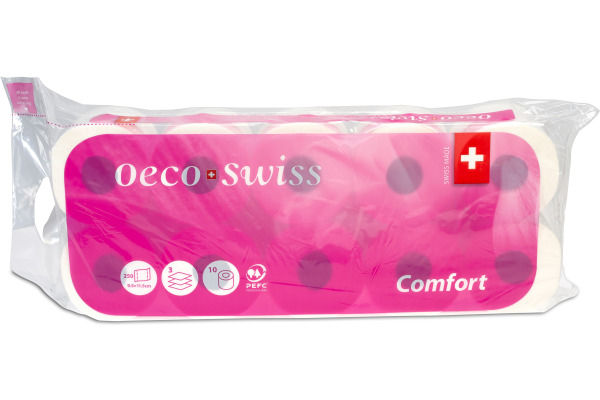 OECO SWIS Toilettenpapier Comfort 158 3445 10 Rollen
