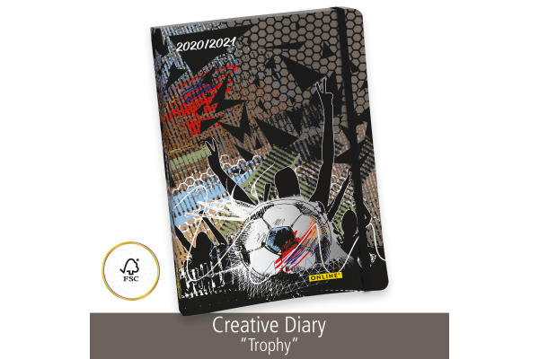 ONLINE Creative Diary Trophy 02991 18 Monate, A5