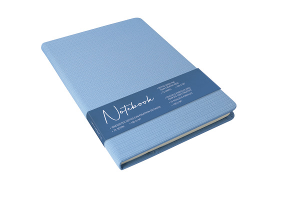ONLINE Notebook Retro A5 08373/6 blau, 72 Blatt, dotted