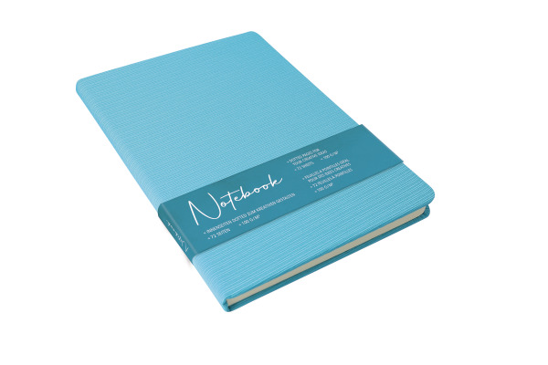 ONLINE Notebook Retro A5 08374/6 türkis, 72 Blatt, dotted