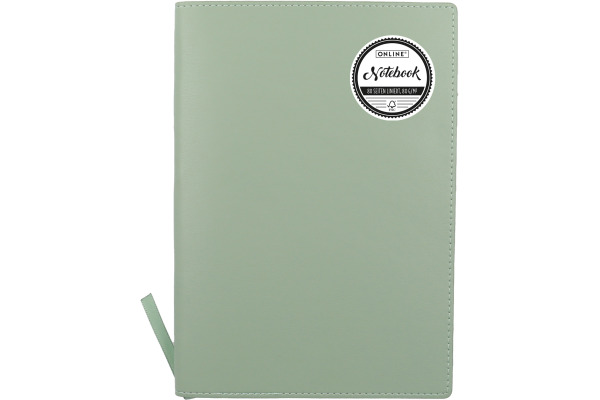 ONLINE Notizbuch Soft Cover A5 16005 mint, liniert 80 Blatt